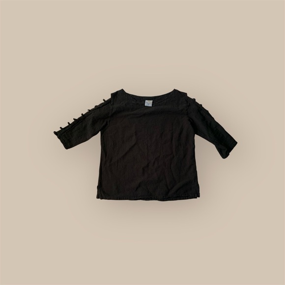 Elegant Black Sea breeze top - Picture 1 of 6